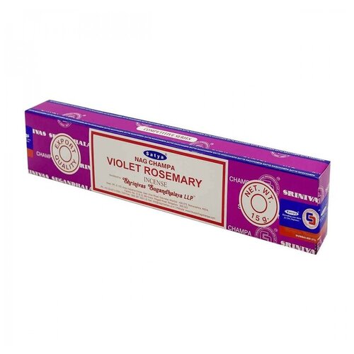    (Voilet Rosemary incense sticks) Satya |  15