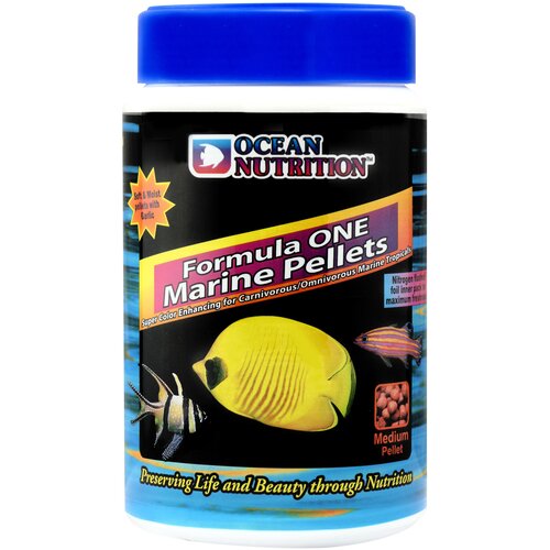 Корм для морских рыб Ocean Nutrition Formula 1 Marine Pellet Medium, гранулы, 400гр