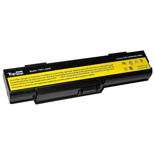 фото Аккумуляторная батарея topon для ноутбука lenovo c465 10.8v (4400mah)