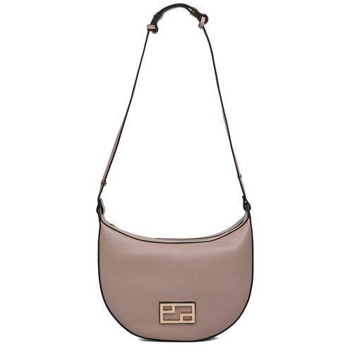 Сумка  хобо Palio, натуральная кожа, бежевый