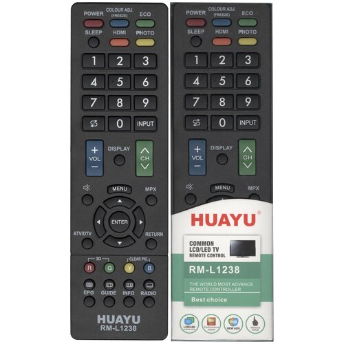 пульт ду sharp rm l1238 универсальный lcd led tv Пульт Huayu для Sharp RM-L1238 универсальный