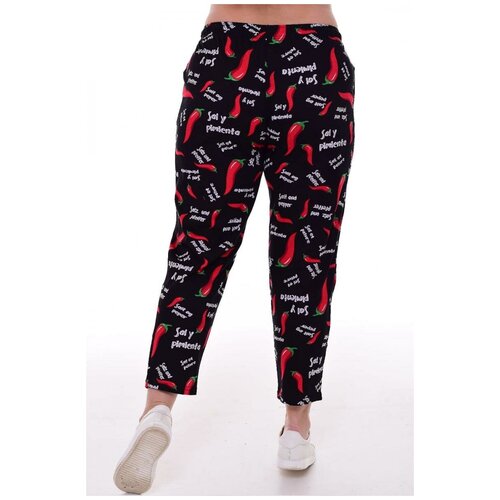 фото Брюки, легинсы, шорты зефиртекс брюки женские 8-031ш (перчик) (46, перчик)