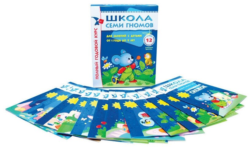 Книга Школа Семи Гномов 1-2г. Полный годовой курс(12 книг). МС00474