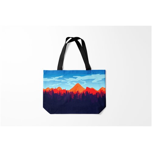 Сумка-шоппер / 46х35 см / Геймерам / Игры Firewatch collection