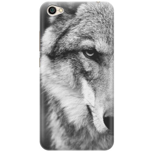 фото Gosso ультратонкий силиконовый чехол-накладка для xiaomi redmi note 5a с принтом "спокойный волк"