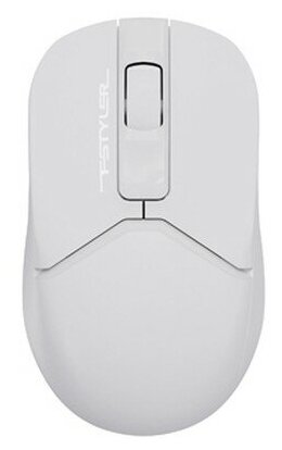 Мышь A4Tech Fstyler FG12 белый оптическая 1200dpi беспроводная USB 3but FG12
