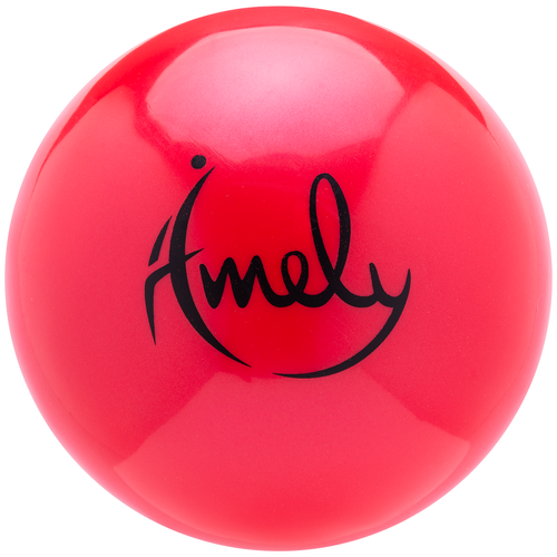 фото Мяч для художественной гимнастики agb-301 19 см, красный amely