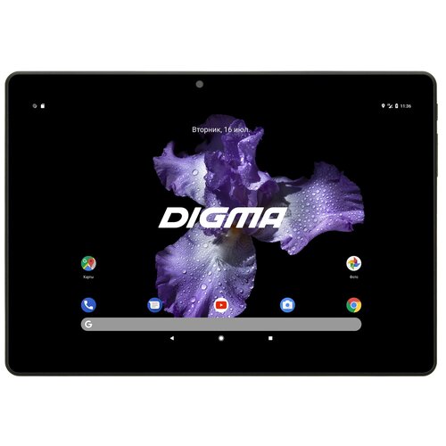 фото Планшет digma optima 1028 (2019), 1 гб/до 8 гб, wi-fi + cellular, черный