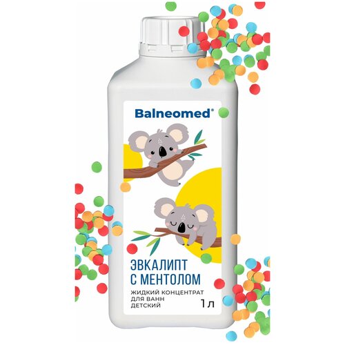 Жидкий концентрат для ванн «Эвкалипт с ментолом» детский Balneomed