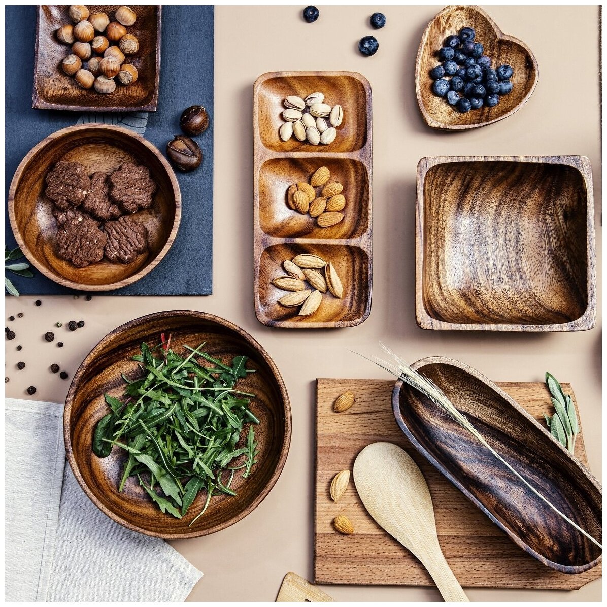 Миска круглая Walmer Organic, 10х10см - фото №11