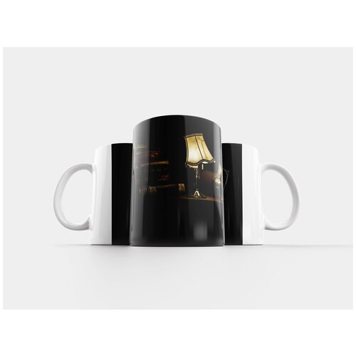 фото Кружка "стол письменный, напольная лампа, свет 320 мл. белая" lotsprints