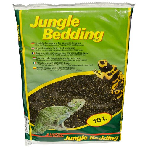 Субстрат для террариумов LUCKY REPTILE Jungle Bedding, черный, 10л (Германия)