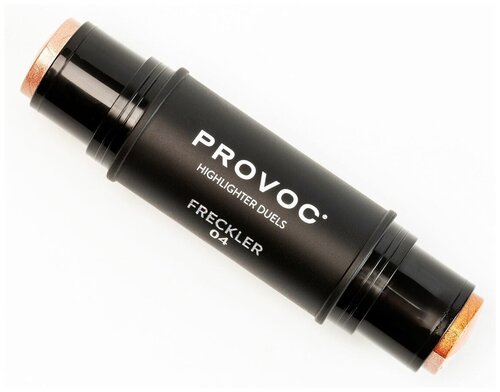 Provoc Двухсторонний кремовый хайлайтер в стике Highlighter Duels, 04 freckler