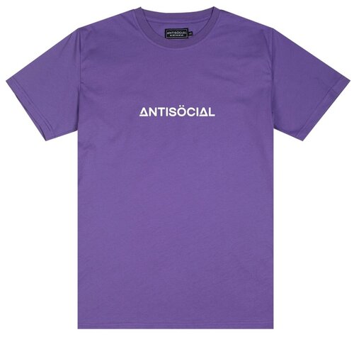 Футболка ANTISOCIAL, размер S, фиолетовый