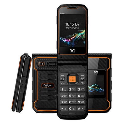 Сотовый телефон BQ 2822 Dragon Black-Orange