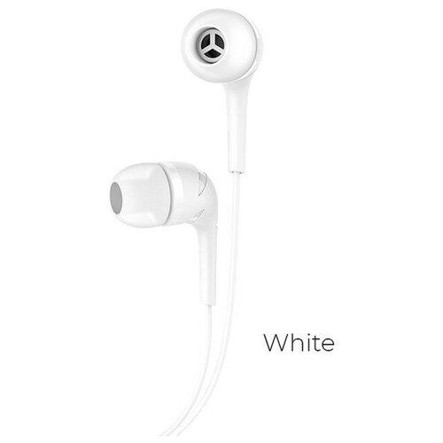 Наушники Hoco M40 проводные вакуумные микрофон Jack 35 мм 12 м белые 61900₽