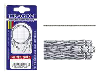 Dragon Поводок HM Steel Guard 7x7 Steel-Braid Momoi 6кг 40см 2шт.