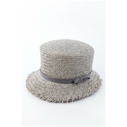 Соломенная шляпа мягкой формы Carolon, серый цвет, 56/59 размер