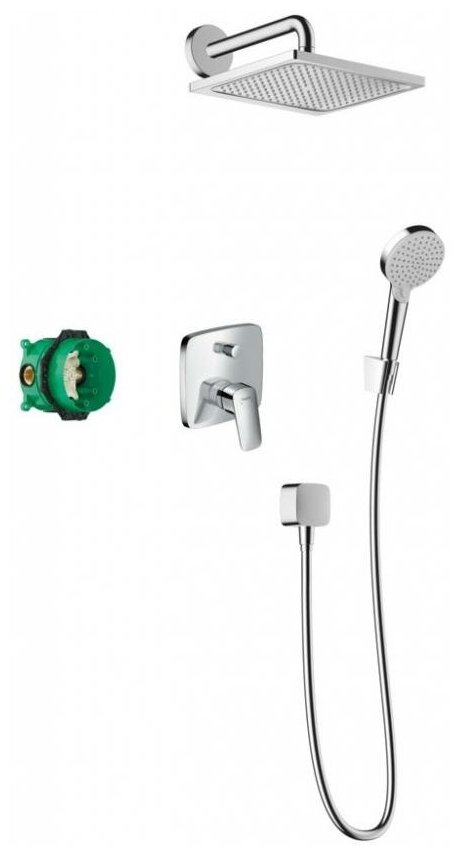 Hansgrohe Душевая система скрытого монтажа Hansgrohe Crometta E 240 1jet 27957000