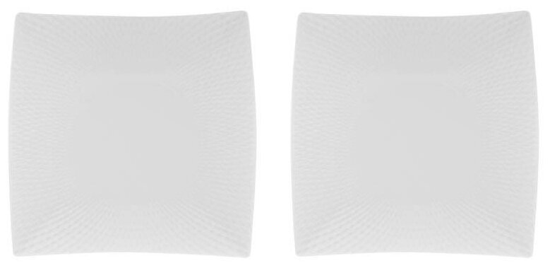 Набор из 2х тарелок квадратных Даймонд 23 см. (Maxwell&Williams)