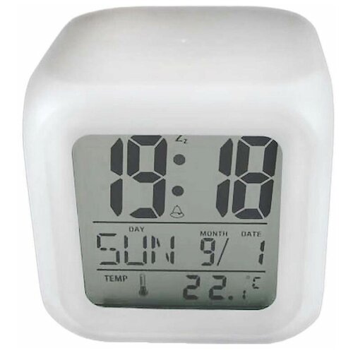 Часы-будильник метеостанция с переливающейся подсветкой 58500₽