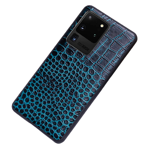 Чехол-накладка-бампер MyPads Premium для Samsung Galaxy Note 20 Ultra (SM-N985F) из натуральной кожи крокодила с тиснением экзотическая неповтори.