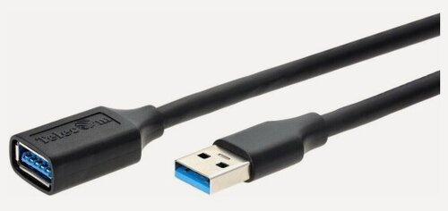 Изображение товара Кабель-удлинитель Telecom USB3.0 Am-Af 0.5m черный (TUS708-0.5M)