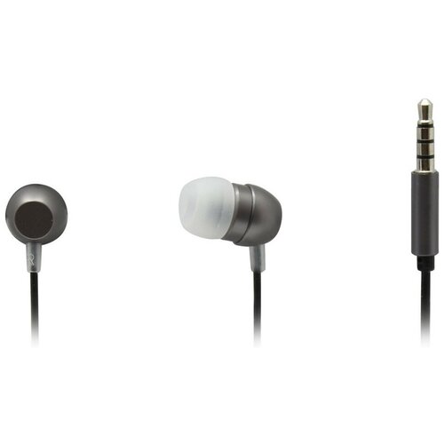 Гарнитура ES-F57 GREY Dialog с кнопкой ответа для мобильных устройств серая металл 87500₽