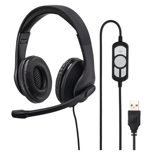 Наушники и гарнитуры HAMA HS-USB300 черный 235000₽