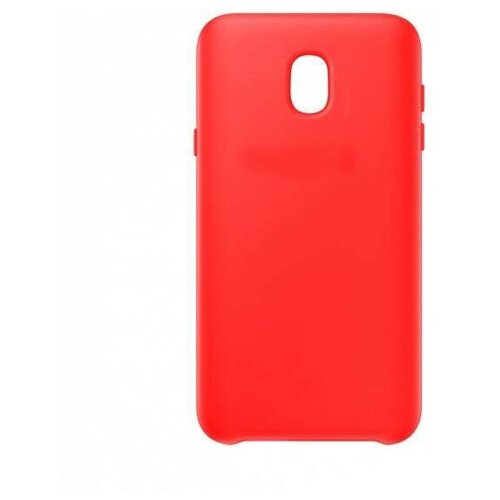 Чехол Silicone cover для Samsung Galaxy J5 2017 (J530), красный