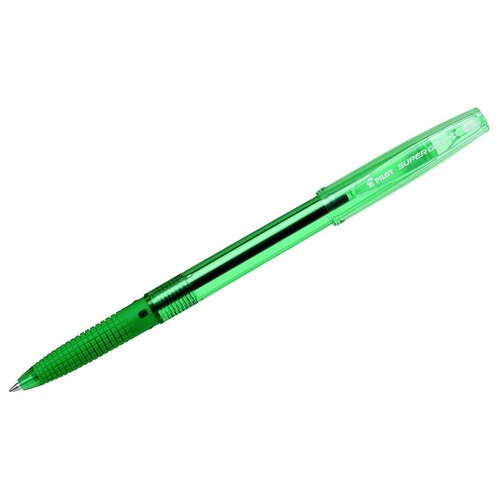 Ручка шариковая Pilot Super Grip G, зеленая , 0.7 мм/12 шт