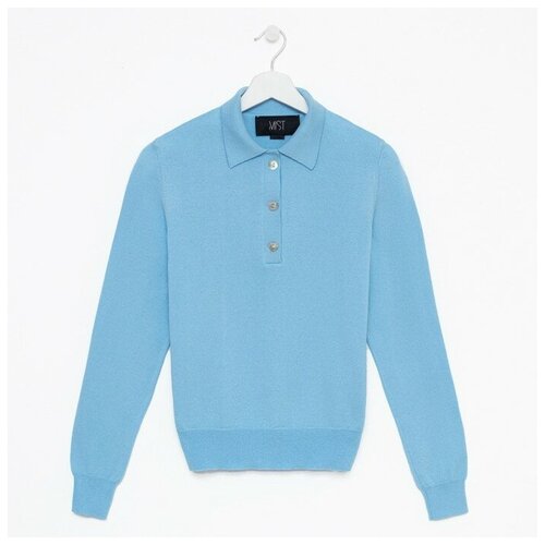 фото Джемпер поло mist, р. 40-42, голубой