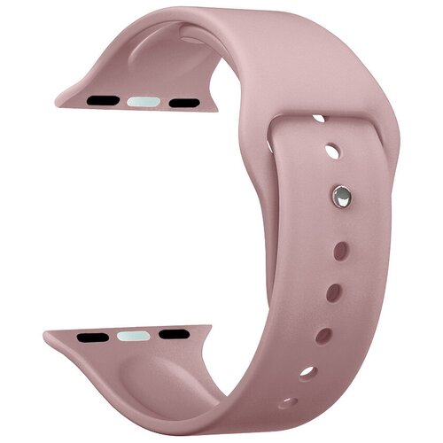 Ремешок Band Silicone для Apple Watch 38/40 mm, силиконовый, розовый, Deppa