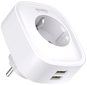 Умная розетка Gosund Smart plug работает с Алисой 2 USB outlet, total 2.1A