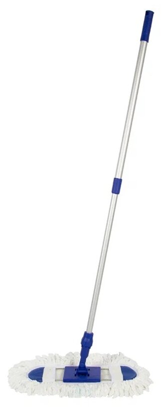 Швабра для пола с насадкой из микрофибры MopM7s (алюм. телескоп. ручка) - фотография № 1