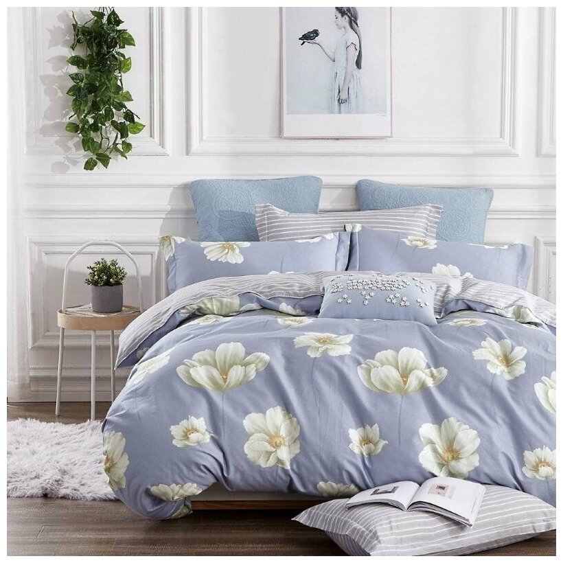 фото Постельное бельё "Kingsilk" печатный сатин арт: VX-111 ; Размер: 1.5