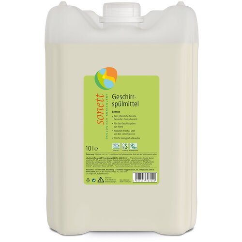 Sonett Средство для мытья посуды Лимон, 10 л.