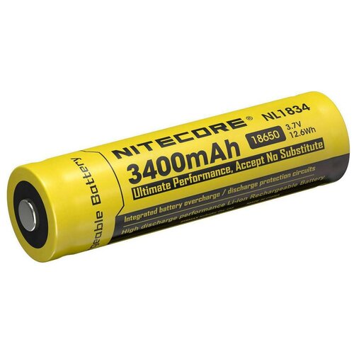 Аккумулятор Nitecore NL1834 18650 Li-ion 3.7v 3400mAh