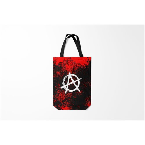 фото Сумка-шоппер / 31х42 см / популярные иллюстрации / анархия anarchy burnettie