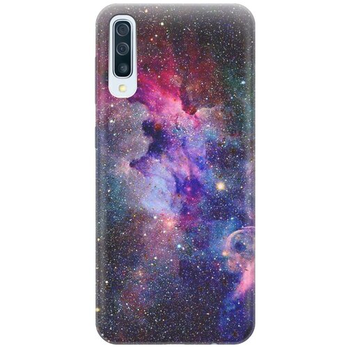 фото Ультратонкий силиконовый чехол-накладка для samsung galaxy a50 / a50s / a30s с принтом "открытый космос" gosso
