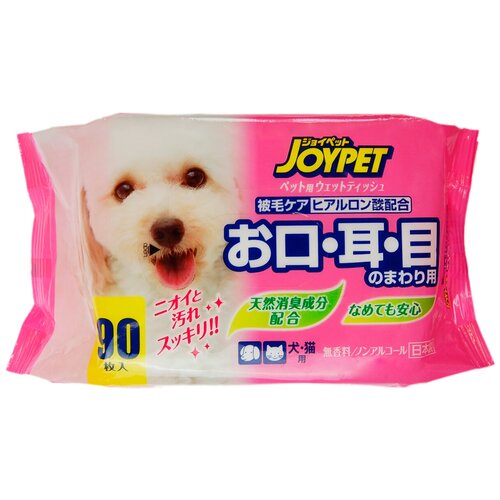 Влажные салфетки для базового ухода для собак и кошек Premium Pet Japan для ухода за пастью, ушами и глазами 90 шт (1 уп) влажные салфетки для собак и кошек авз бриллиантовые глаза для ухода за глазами