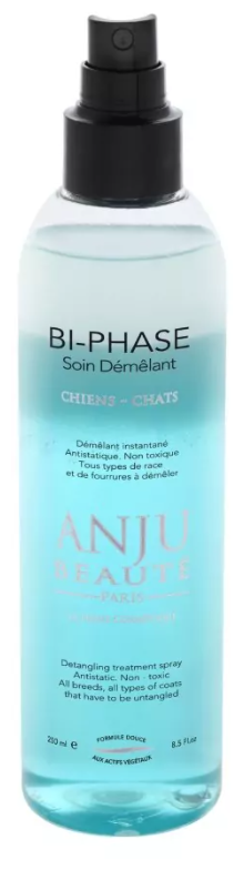 Anju Beauté Спрей Двухфазный: разбор колтунов, антистатик и блеск (Bi-Phase Demelant) (AN80), 150 мл - фотография № 1