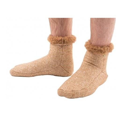 фото Носки holty 040901-0800 из 100% верблюжьей шерсти, коричневый, 23-24 (размер обуви 36-38)