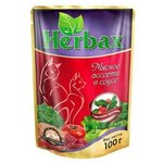 Консервы Herbax 100г для кошек Мясное ассорти с листьями брусники (Упаковка 24шт) - изображение