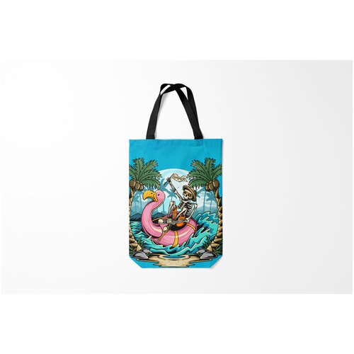 фото Сумка-шоппер / 31х42 см / популярные иллюстрации / лето summer time burnettie