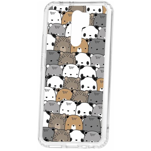 фото Чехол на xiaomi redmi 9 kruche print медвежата / чехол для xiaomi / чехол с рисунком / чехол с принтом / чехол для ксяоми / чехол для хаоми / бампер на сяоми / чехол накладка для ксяоми / противоударная накладка для xiaomi redmi mi / защита для redmi / защита на mi / cиликоновый чехол для xiaomi redmi / пластиковый чехол на ксиаоми / защитный чехол для хаоми / чехольчик / защита телефона / ударопрочный чехол кruче