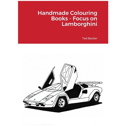 Handmade Colouring Books - Focus on Lamborghini