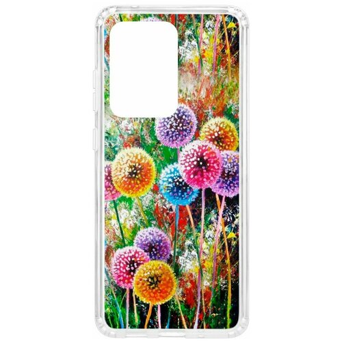 фото Чехол на samsung galaxy s20 ultra kruche print одуванчики / чехол для samsung / чехол с рисунком / чехол с принтом / чехол для самсунг / чехол для самсунг / бампер на гелакси / чехол накладка для гэлэкси / противоударная накладка для samsung galaxy / защита для galaxy / защита на samsung / cиликоновый чехол для samaung galaxy / пластиковый чехол на самсунг / защитный чехол для самсунг / чехольчик / защита телефона / ударопрочный чехол / галакси кruче,kruche