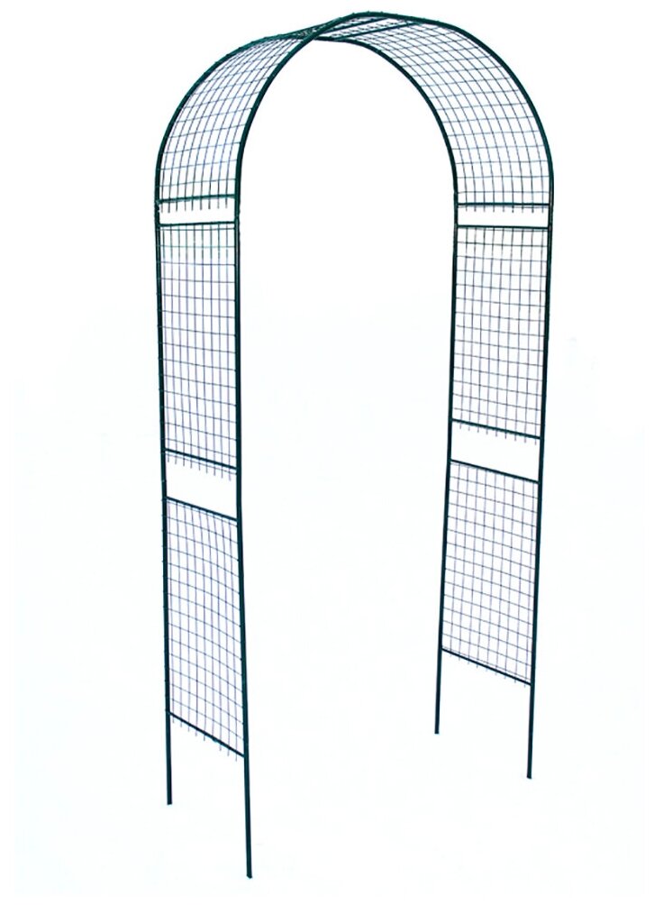 Арка садовая разборная "Сетка широкая" 2,5х0,5х1,2 м