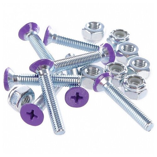 фото Набор винтов penny deck bolts, 16 шт. purple